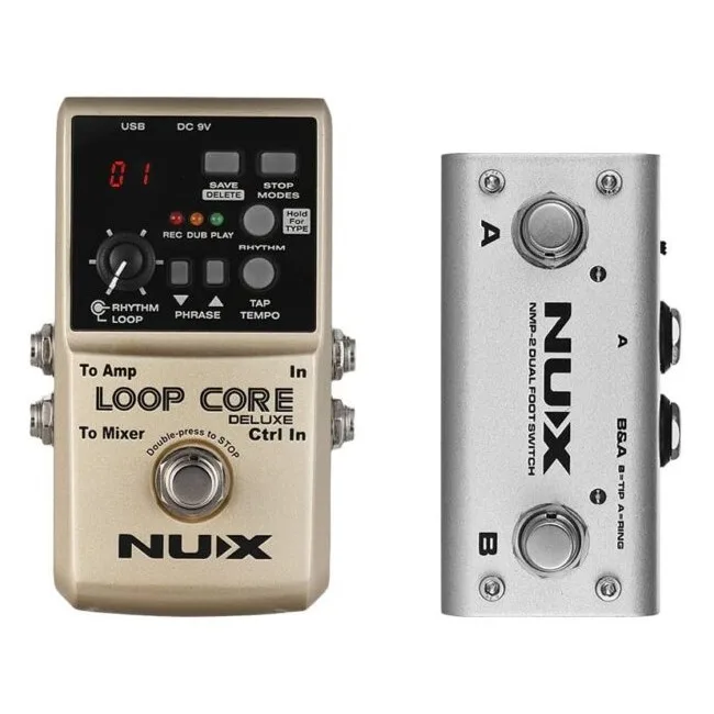 NUX Loop Core Deluxe with Footswitch - The Guitar Gallery