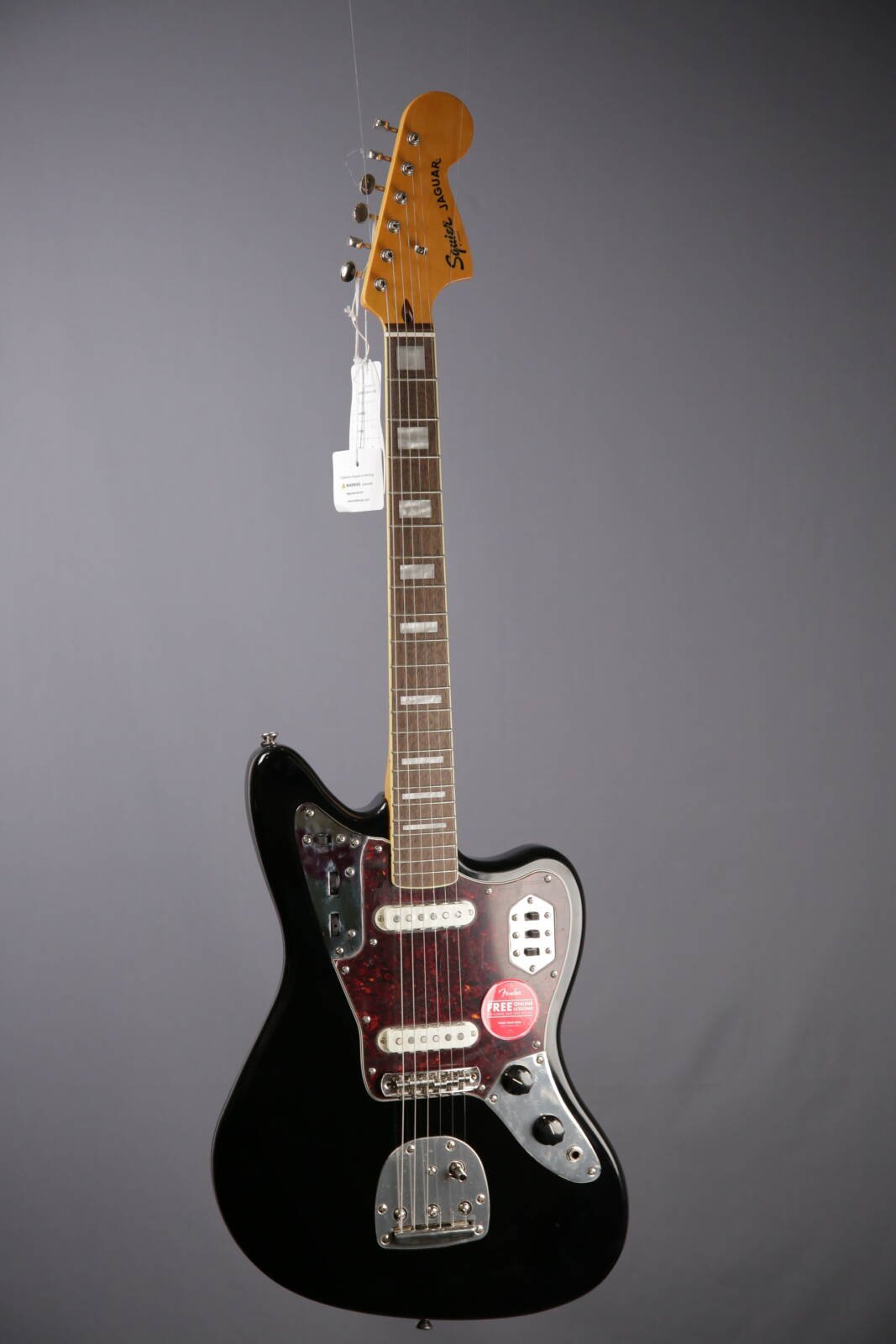 Squier Classic Vibe 70's Jaguar - Black - The Guitar Gallery, Auckland