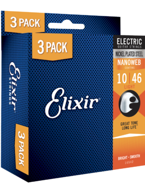 Elixir Nanoweb Electric 10-46 Promo Pack