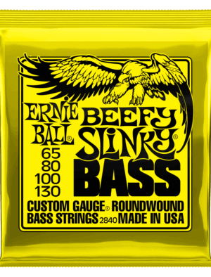 Ernie Ball Beefy Slinky Bass Guitar Strings 65-130