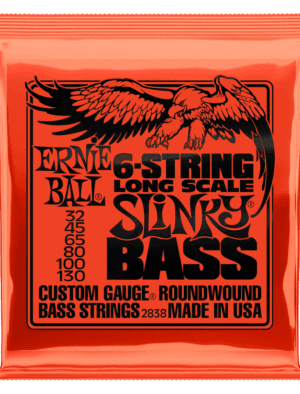 Ernie Ball Slinky Long Scale 6 String Bass Guitar Strings