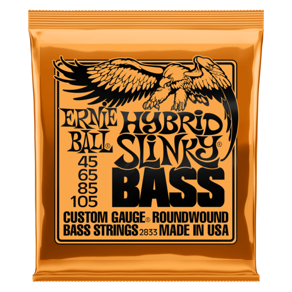 Ernie Ball Hybrid Slinky Bass Guitar Strings 45-105