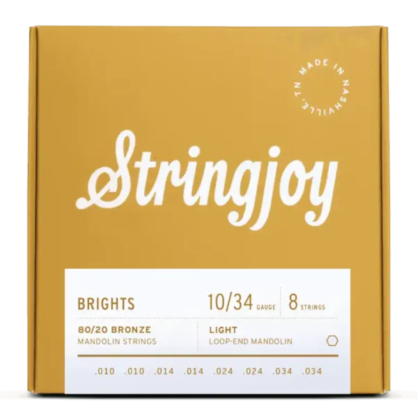 Stringjoy - (10-34) 80/20 Bronze Mandolin Strings