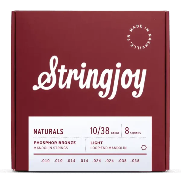 Stringjoy - (10-38) Phosphor Bronze Mandolin Strings