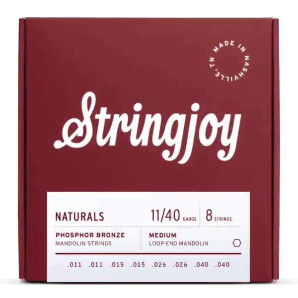 Stringjoy - (11-40) - Phosphor Bronze Mandolin Strings