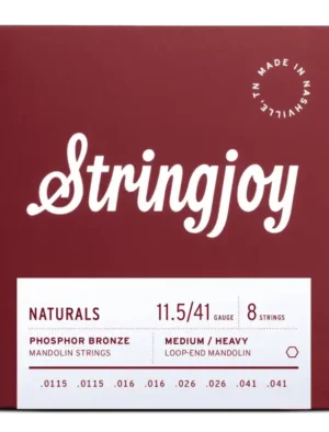 Stringjoy - (11.5-41) Naturals - Phosphor Bronze Mandolin Strings