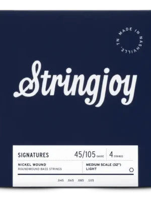 Stringjoy - (45-105) Medium Scale Bass Guitar Strings