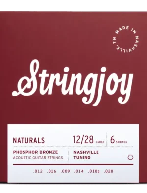 Stringjoy - (12-28) Naturals - Nashville Phospher Bronze Acoustic Guitar Strings