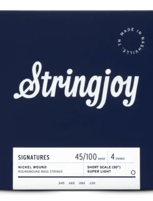 Stringjoy - (45-100) Short Scale Bass Guitar Strings