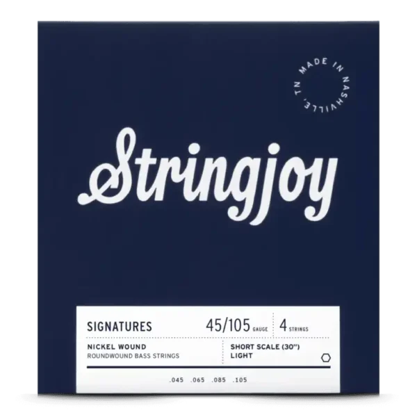 Stringjoy - (45-105) Short Scale Bass Guitar Strings