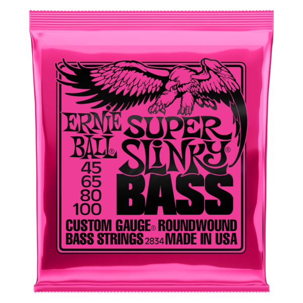 Ernie Ball Super Slinky Bass Guitar Strings 40-100