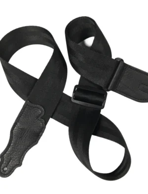 Franklin - Black Nylon Seatbelt / Black Stitching