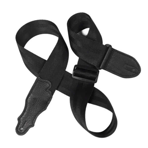 Franklin - Black Nylon Seatbelt / Black Stitching