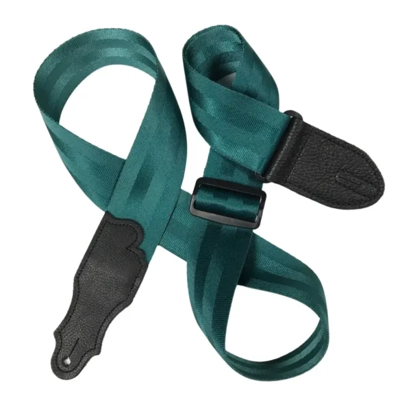 Franklin - Teal Nylon Seatbelt Strap / Black Stitching