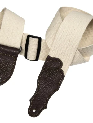 Franklin - 2" Natural Cotton / Chocolate End Tab