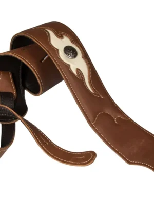 Franklin - 3" Congac Ball-Glove & Cream Leather / Concho