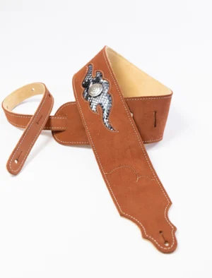 Franklin - 3" Rust Suede & Snakeskin / Concho