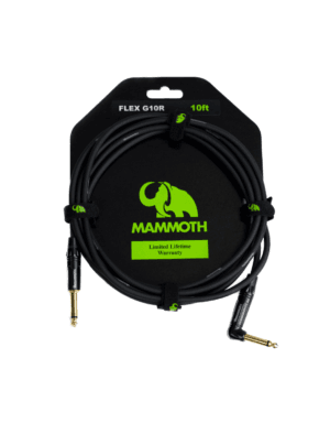 Mammoth Flex Right Angled 10ft Guitar Cable