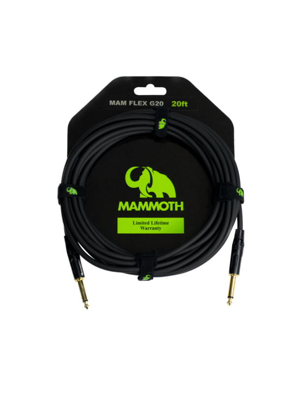 Mammoth G20 Straight 20ft Guitar Cable