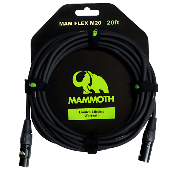 Mammoth Flex 20ft Mic Cable