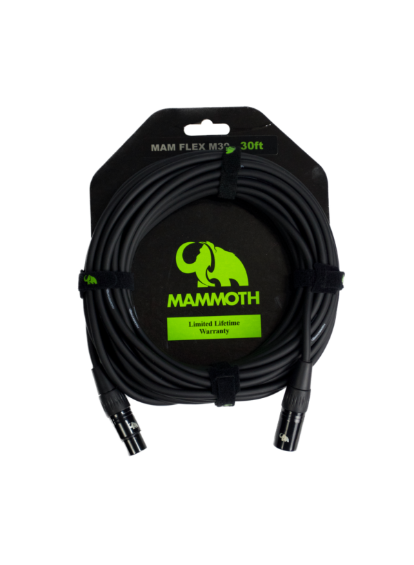 Mammoth Flex 30ft Mic Cable