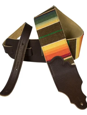 Franklin - 3" Saddle Blanket / Suede Back / Chocolate Leather End Tab