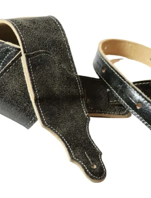 Franklin - 2.5" Slate Distressed Leather / Natural Stitching