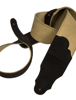 Franklin - 2.5" Honey Suede / Chocolate End Tab