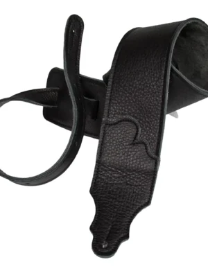 Franklin - 3" Black Glove Leather / Black Stitching