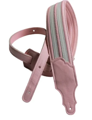 Franklin - 2.5" Padded Hot Rod Guitar & Bass Strap - Pink