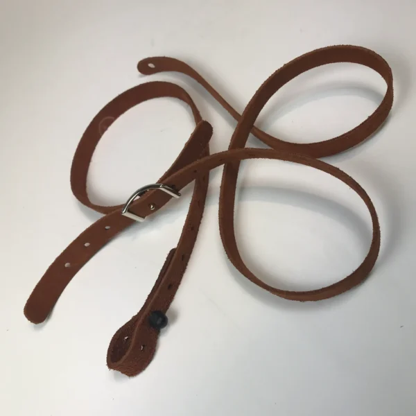 Franklin - 5/8" Cognac Suede Mandolin Strap