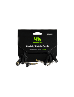 Mammoth Patch Cable RA Jack 15cm x3