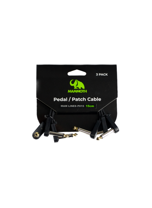 Mammoth Patch Cable RA Jack 15cm x3