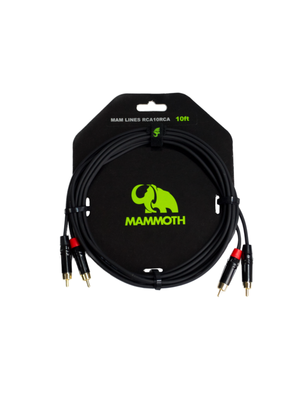 Mammoth 2xRCA-2xRCA 10ft