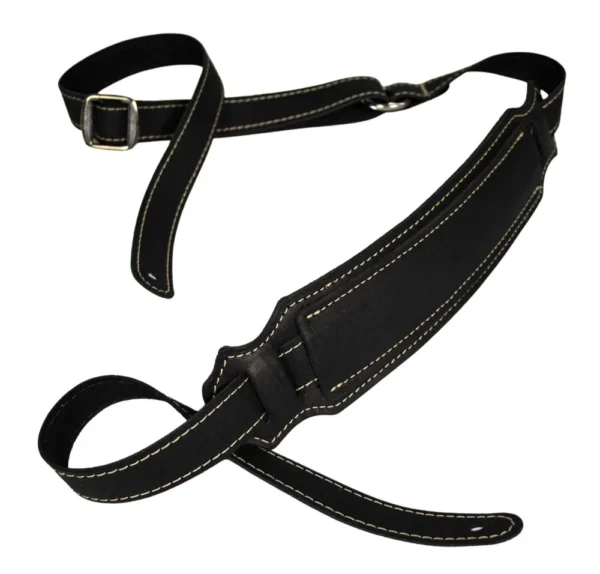 Franklin - Black Glove Leather Vintage Strap