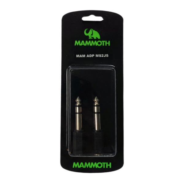 Mammoth Adaptor 1/8 Stereo to 1/4 Stereo - 2 Pack