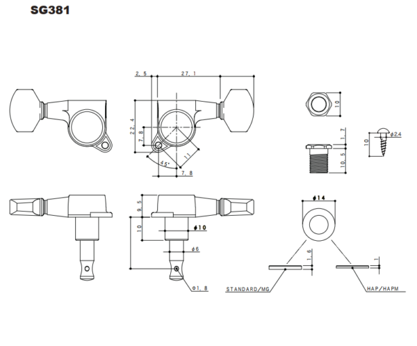 Gotoh SG381-AB07 Chrome 6L - Image 2