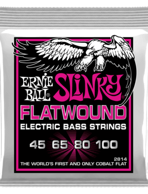 Ernie Ball Super Slinky Cobalt Flatwound 45-100
