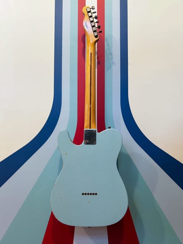 2007 Fender Custom Shop Thinline Telecaster Relic - Sonic Blue - Image 2