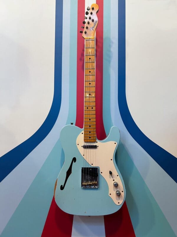 2007 Fender Custom Shop Thinline Telecaster Relic - Sonic Blue