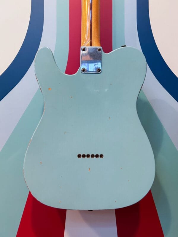 2007 Fender Custom Shop Thinline Telecaster Relic - Sonic Blue - Image 5