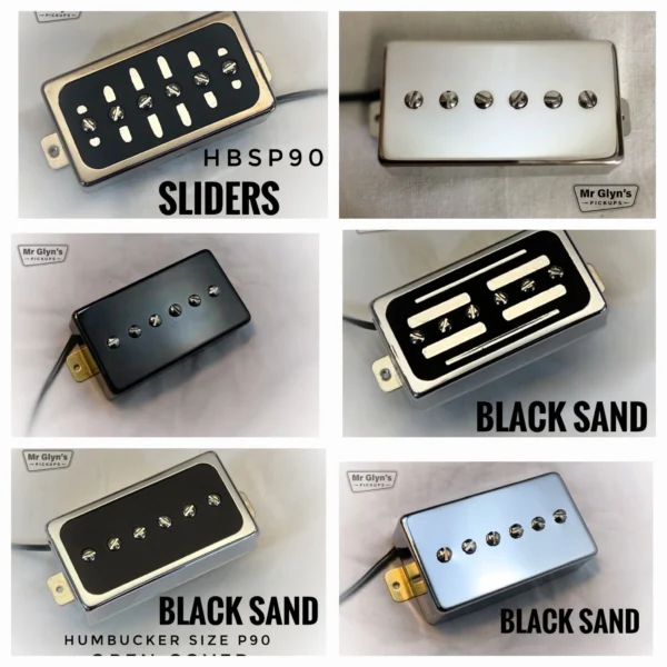 Mr Glyn's Black Sand Humbucker Sized P90 - Image 3