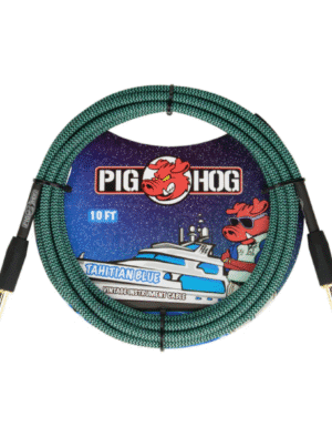 Pig Hog Tahitian Blue 10ft Instrument Cable