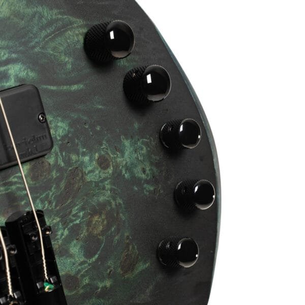 Cort Space 4 Headless Bass w/ Gig Bag - Star Dust Green - Image 5