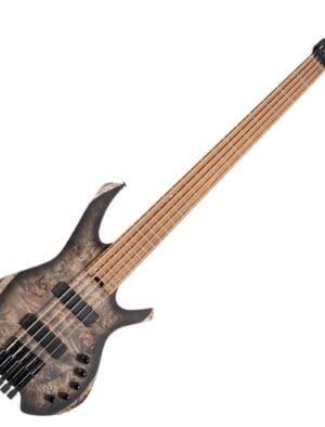 Cort Space 5 Headless Bass w/ Gig Bag - Star Dust Black