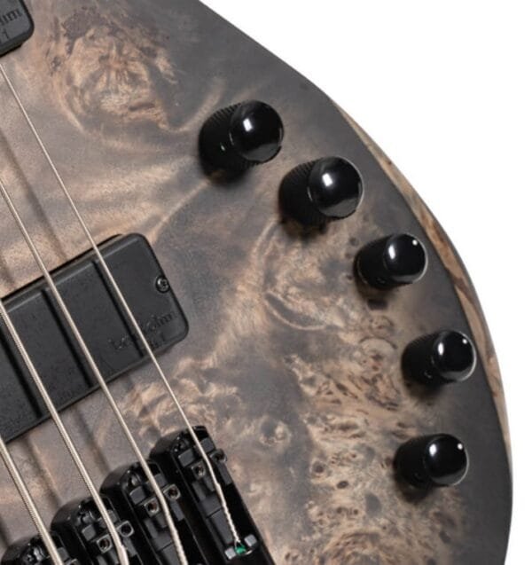 Cort Space 5 Headless Bass w/ Gig Bag - Star Dust Black - Image 5
