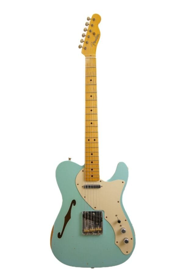 2007 Fender Custom Shop Thinline Telecaster Relic - Sonic Blue - Image 2