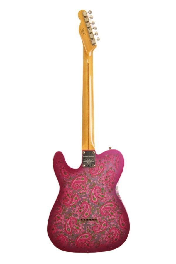 Fender Custom Shop 2017 LTD Relic 50s Thinline Tele - Pink Paisley - Image 3