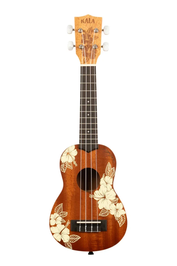 Kala "Hibiscus" Soprano Uke w/ bag - Image 2