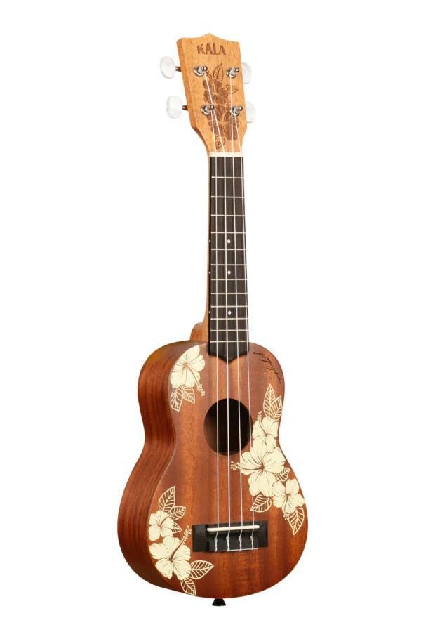 Kala "Hibiscus" Soprano Uke w/ bag - Image 3